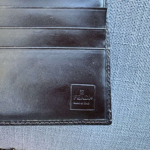 Fendi logo canvas wallet monogram - Picture 6 of 9